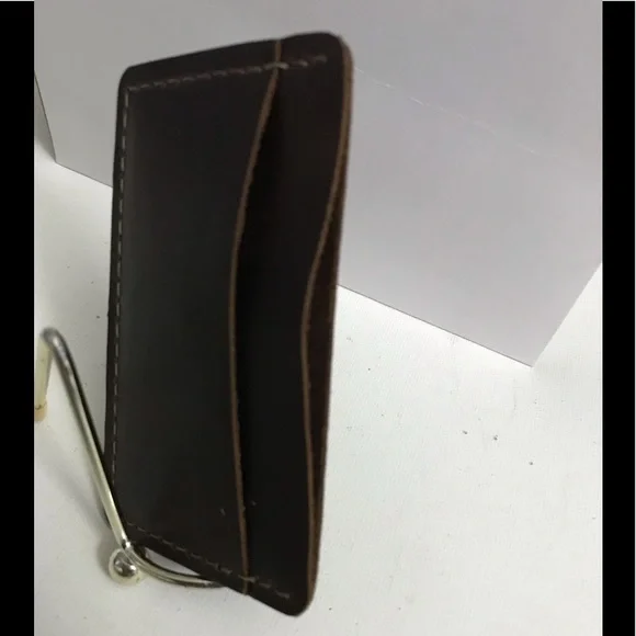 Rustico Credit Card Holder 100% leather Made in USA Brand New - Picture 3 of 10
